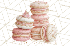 Wedding Cake Clipart PNG, Elegant Wedding Desserts Product Image 3