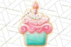 Birthday Cookies PNG, Birthday Cookie Clipart, Cute Sugar Product Image 5
