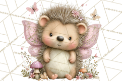 Woodland Fairy Animals Clipart PNG, Cute Pastel Watercolor Product Image 2