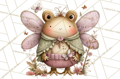 Woodland Fairy Animals Clipart PNG, Cute Pastel Watercolor Product Image 3