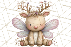 Woodland Fairy Animals Clipart PNG, Cute Pastel Watercolor Product Image 5