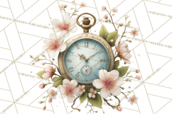 Spring Dark Academia Floral Botanical PNG Clipart Product Image 2