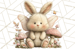 Woodland Fairy Animals Clipart PNG, Cute Pastel Watercolor Product Image 4