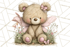 Woodland Fairy Animals Clipart PNG, Cute Pastel Watercolor Product Image 4