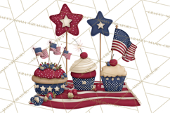 Patriotic Kids Clipart for 4th of July, USA Children PNG Product Image 4