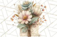Spring Dark Academia Floral Botanical PNG Clipart Product Image 4
