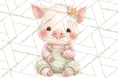 Baby Farm Animals Clipart PNG, Cute Spring Animals Product Image 3