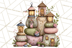 Flower Sprite Babies Clipart PNG, Pastel Watercolor Fairy Product Image 2