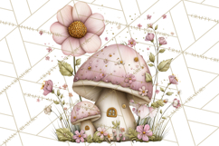 Flower Sprite Babies Clipart PNG, Pastel Watercolor Fairy Product Image 2