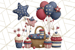 Patriotic Kids Clipart for 4th of July, USA Children PNG Product Image 4