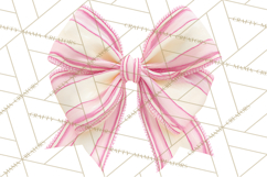 Bows Clipart, Girly Pastel Decorative Png, Layered Satin Product Image 4