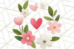 Valentine Unicorn Clipart PNG, Unicorn Girl Valentine Product Image 2