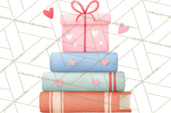 Valentine Unicorn Clipart PNG, Unicorn Girl Valentine Product Image 2