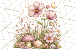 Flower Sprite Babies Clipart PNG, Pastel Watercolor Fairy Product Image 3
