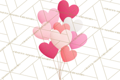 Valentine Unicorn Clipart PNG, Unicorn Girl Valentine Product Image 4