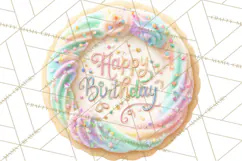Birthday Cookies PNG, Birthday Cookie Clipart, Cute Sugar Product Image 5