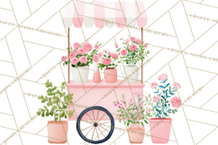 Valentine Unicorn Clipart PNG, Unicorn Girl Valentine Product Image 5