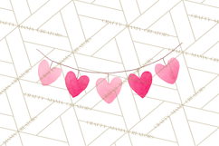 Valentine Unicorn Clipart PNG, Unicorn Girl Valentine Product Image 2