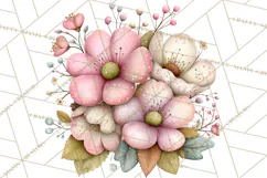Flower Sprite Babies Clipart PNG, Pastel Watercolor Fairy Product Image 2