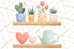 Valentine Unicorn Clipart PNG, Unicorn Girl Valentine Product Image 3