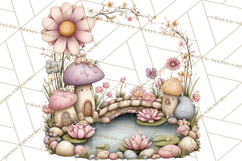 Flower Sprite Babies Clipart PNG, Pastel Watercolor Fairy Product Image 4