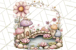 Flower Sprite Babies Clipart PNG, Pastel Watercolor Fairy Product Image 4