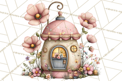 Flower Sprite Babies Clipart PNG, Pastel Watercolor Fairy Product Image 4