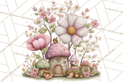 Flower Sprite Babies Clipart PNG, Pastel Watercolor Fairy Product Image 5