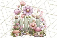 Flower Sprite Babies Clipart PNG, Pastel Watercolor Fairy Product Image 2