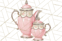 50s Retro Kitchen Clipart, Vintage 1950s Kitchen Appliances Product Image 3