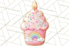 Birthday Cookies PNG, Birthday Cookie Clipart, Cute Sugar Product Image 3