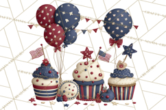 Patriotic Kids Clipart for 4th of July, USA Children PNG Product Image 4