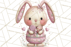 Easter Candy Animals Clipart PNG, Cute Pastel Critters Product Image 5
