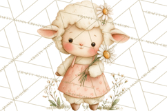 Baby Farm Animals Clipart PNG, Cute Spring Animals Product Image 5