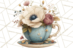 Spring Dark Academia Floral Botanical PNG Clipart Product Image 5