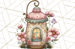 Fairy Gnome Forest Clipart PNG, Pastel Forest Gnomes Product Image 3