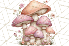 Fairy Gnome Forest Clipart PNG, Pastel Forest Gnomes Product Image 4