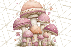 Fairy Gnome Forest Clipart PNG, Pastel Forest Gnomes Product Image 5