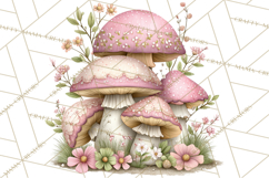 Fairy Gnome Forest Clipart PNG, Pastel Forest Gnomes Product Image 3