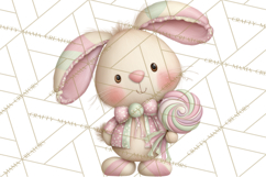Easter Candy Animals Clipart PNG, Cute Pastel Critters Product Image 2