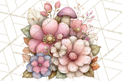 Fairy Gnome Forest Clipart PNG, Pastel Forest Gnomes Product Image 3