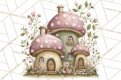 Fairy Gnome Forest Clipart PNG, Pastel Forest Gnomes Product Image 5