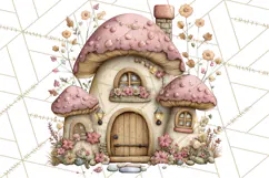 Fairy Gnome Forest Clipart PNG, Pastel Forest Gnomes Product Image 3