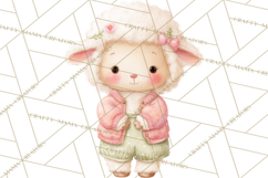 Baby Farm Animals Clipart PNG, Cute Spring Animals Product Image 3