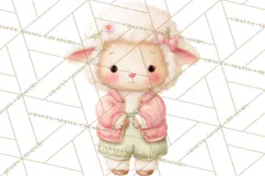 Baby Farm Animals Clipart PNG, Cute Spring Animals Product Image 3