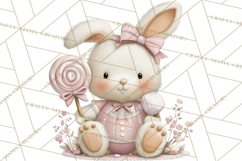 Easter Candy Animals Clipart PNG, Cute Pastel Critters Product Image 3