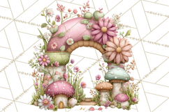Fairy Gnome Forest Clipart PNG, Pastel Forest Gnomes Product Image 3