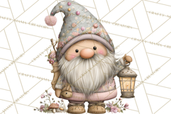 Fairy Gnome Forest Clipart PNG, Pastel Forest Gnomes Product Image 2