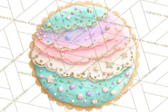 Birthday Cookies PNG, Birthday Cookie Clipart, Cute Sugar Product Image 5