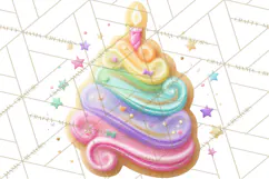 Birthday Cookies PNG, Birthday Cookie Clipart, Cute Sugar Product Image 2